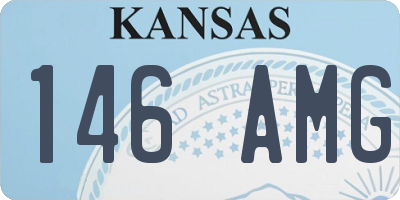 KS license plate 146AMG