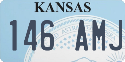 KS license plate 146AMJ