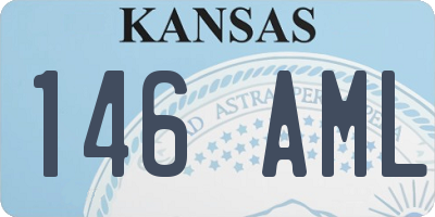 KS license plate 146AML