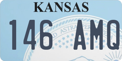 KS license plate 146AMQ