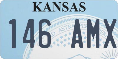 KS license plate 146AMX