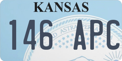 KS license plate 146APC