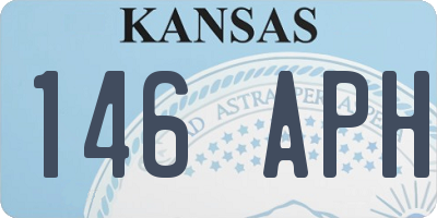 KS license plate 146APH