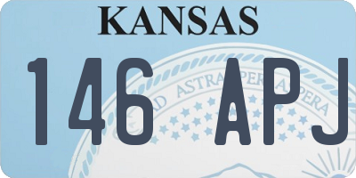 KS license plate 146APJ