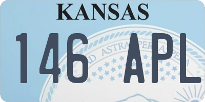 KS license plate 146APL