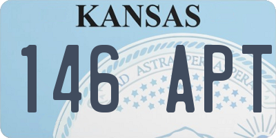 KS license plate 146APT