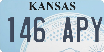 KS license plate 146APY