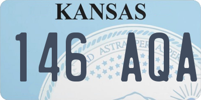 KS license plate 146AQA
