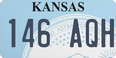KS license plate 146AQH