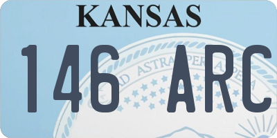 KS license plate 146ARC