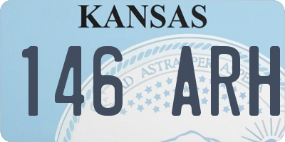 KS license plate 146ARH