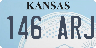 KS license plate 146ARJ