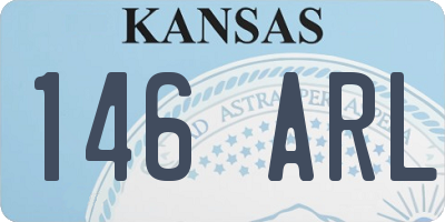 KS license plate 146ARL