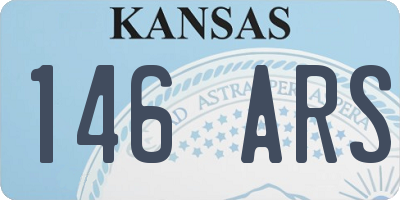 KS license plate 146ARS