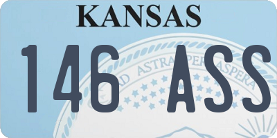 KS license plate 146ASS