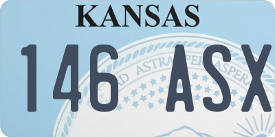KS license plate 146ASX