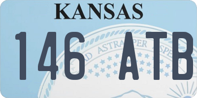 KS license plate 146ATB