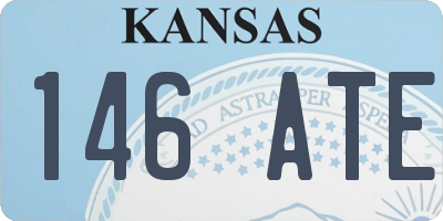 KS license plate 146ATE