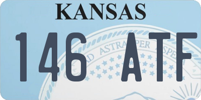 KS license plate 146ATF
