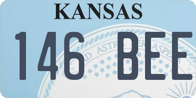 KS license plate 146BEE