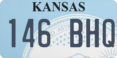 KS license plate 146BHQ