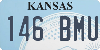 KS license plate 146BMU