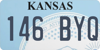 KS license plate 146BYQ