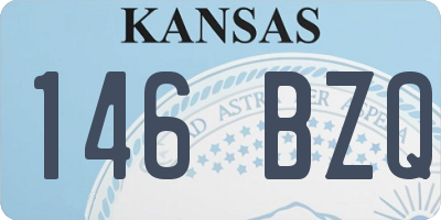KS license plate 146BZQ