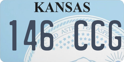 KS license plate 146CCG
