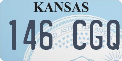 KS license plate 146CGQ