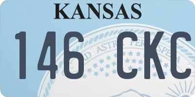 KS license plate 146CKC