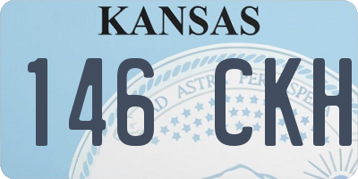 KS license plate 146CKH