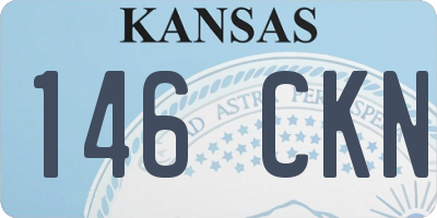 KS license plate 146CKN