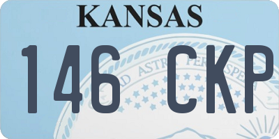 KS license plate 146CKP