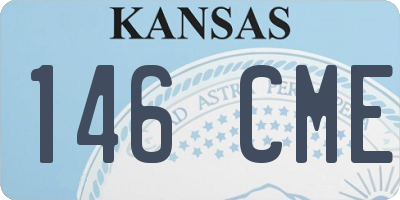 KS license plate 146CME
