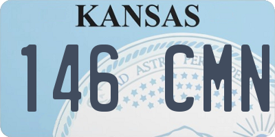 KS license plate 146CMN