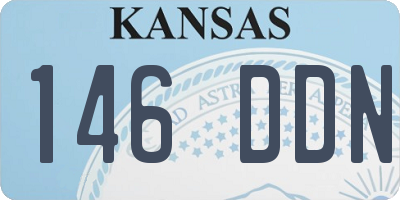 KS license plate 146DDN