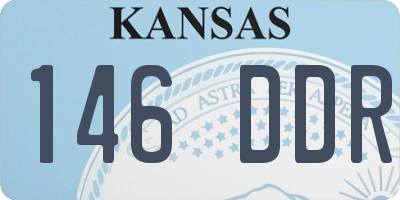 KS license plate 146DDR