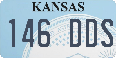 KS license plate 146DDS