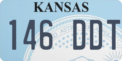 KS license plate 146DDT
