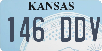 KS license plate 146DDV