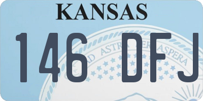 KS license plate 146DFJ