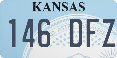 KS license plate 146DFZ