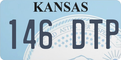 KS license plate 146DTP