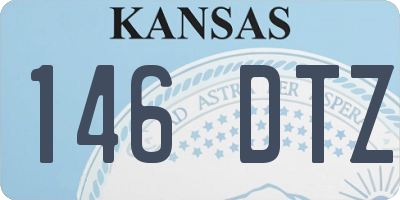 KS license plate 146DTZ