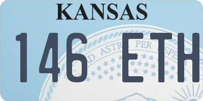 KS license plate 146ETH