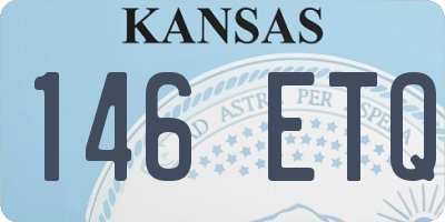 KS license plate 146ETQ