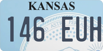 KS license plate 146EUH
