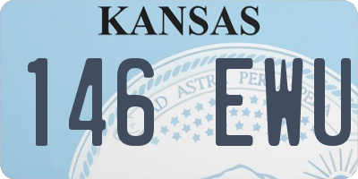 KS license plate 146EWU
