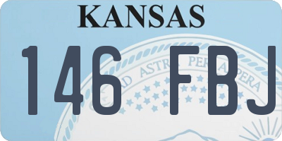 KS license plate 146FBJ